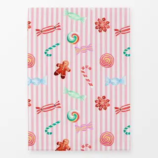 Geschirrtücher Cotton Candy Xmas Sweets Pink