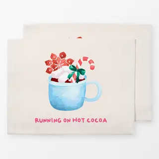 Tischset Running On Hot Cocoa