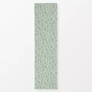 Tischläufer Abstract Easter Shapes Green