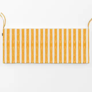 Bankauflage Brushstroke Stripes yellow