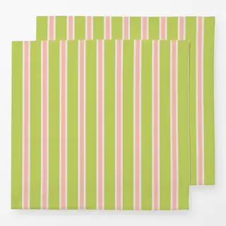 Servietten Green Pink