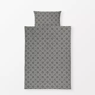 Bettwäsche Boho Tile black