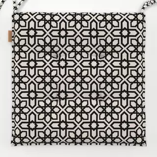Sitzkissen Boho Tile black