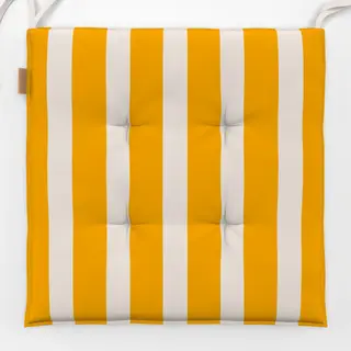 Sitzkissen Sunshine Yellow Stripes