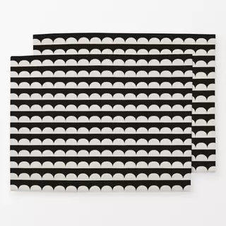 Tischset Boho Waves black
