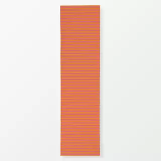 Tischläufer Rayas naranja y pink