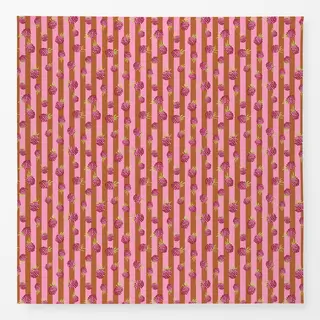 Tischdecke Pink Brown