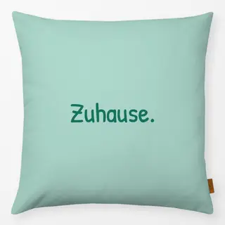 Kissen Zuhause mint grün