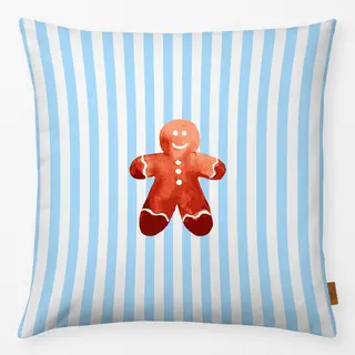 Kissen Striped Gingerbread Man