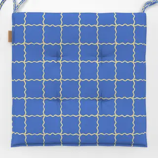 Sitzkissen Blue Yellow