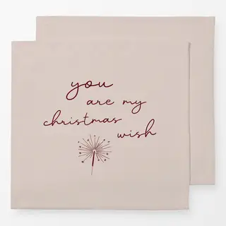 Servietten You Are My Christmas Wish