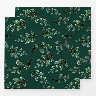 Servietten Dark Green