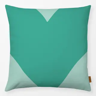 Kissen Big Heart green