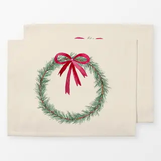 Tischset Natural Christmas Wreath