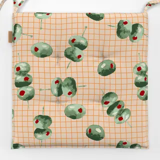 Sitzkissen Olive Antipasti