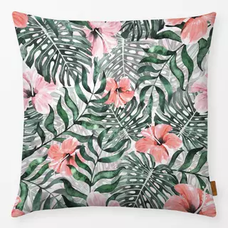 Kissen Tropical Hibiscus Pink