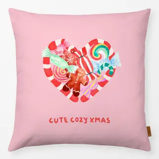 Kissen Cute Cozy Xmas Heart