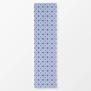 Tischläufer Azulejo Pattern 2 blau