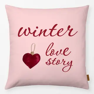 Kissen Winter Love Story