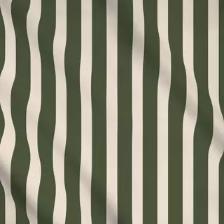 Meterware Bold Stripes green beige