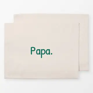 Tischset Papa beige
