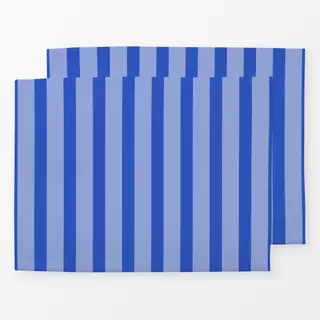 Tischset Rayas azul