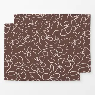 Tischset Brown