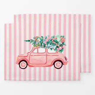 Tischset Candy Christmas Car