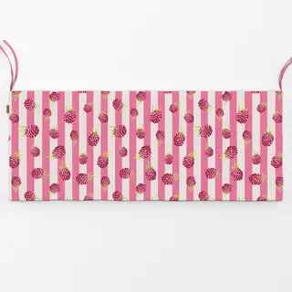 Bankauflage Pink White