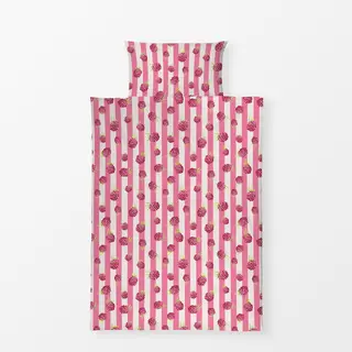 Bettwäsche Pink White