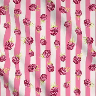 Meterware Pink White