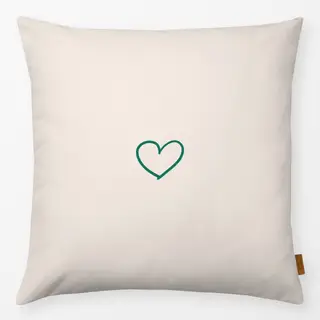 Kissen Little Heart Outline beige