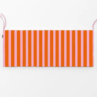 Bankauflage Bold Tangerine Candy Stripes
