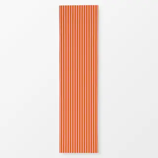 Tischläufer Bold Tangerine Candy Stripes
