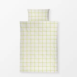 Bettwäsche White Green