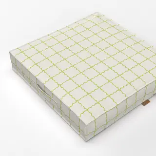 Bodenkissen White Green