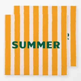 Servietten Summer Stripes yellow