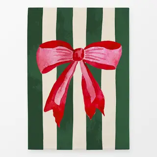 Geschirrtücher Festive Red Ribbon
