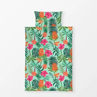Bettwäsche Exotic Jungle Vibes mint