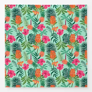 Tischdecke Exotic Jungle Vibes mint