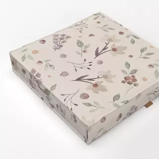 Bodenkissen Pastel Blätter und Blumen