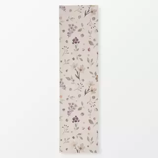 Tischläufer Pastel Blätter und Blumen