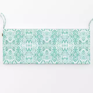 Bankauflage Boho Ikat grün
