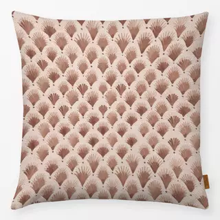 Kissen Artdeco Geometrisch Terracotta