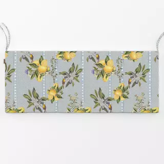 Bankauflage Provence lemons and birds 1