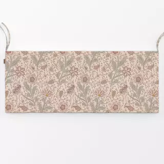 Bankauflage Cottage Herbst Blumen