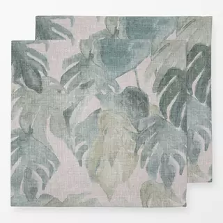 Servietten Tropische Monstera Blätter