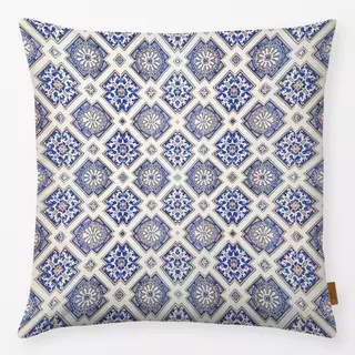 Kissen Azulejo Blaue Fliesen