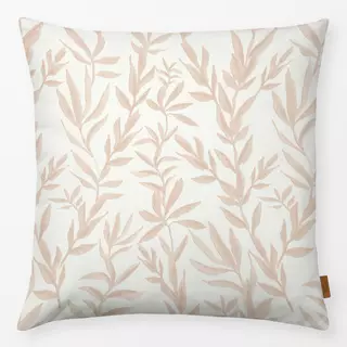 Kissen Cottage Blätter Beige