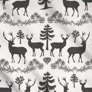 Meterware Nordic Woodland deer II